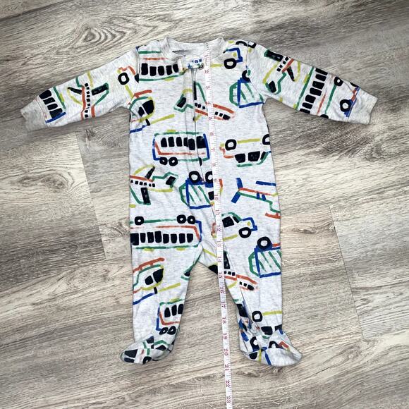 Baby boy footed PJs Bodysuits 4-piece Bundle 6M - Picture 6 of 7